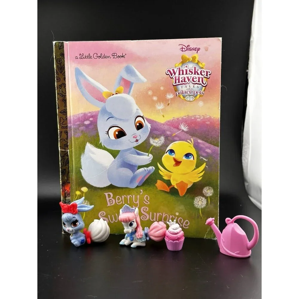 Disney Princess Palace Pets Figures Berry Tutu Little‎ Golden Book Whisker Haven